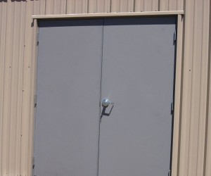 Steel entry doors